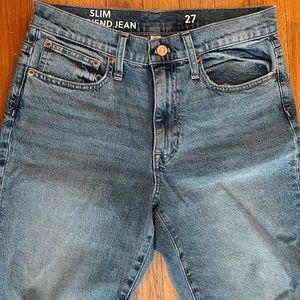 Slim boyfriend jean in Tinted Indigo wash
